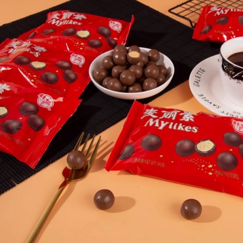 梁丰原味酸奶麦丽素巧克力豆怀旧小包装